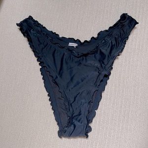 Black bikini bottoms